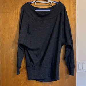Cowl neck/off shoulder sweater